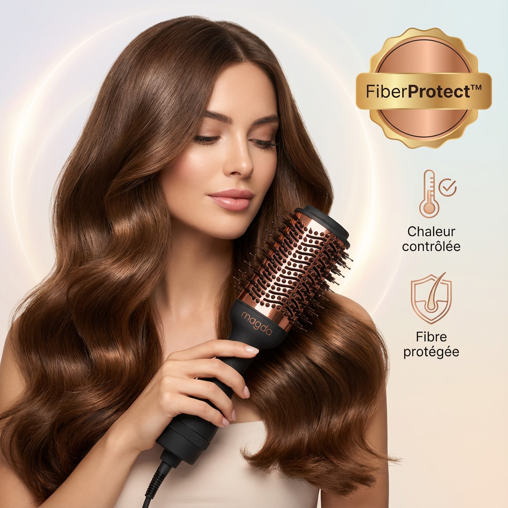 Magda AirVolume V2 — Brosse séchante lissante & volumisante